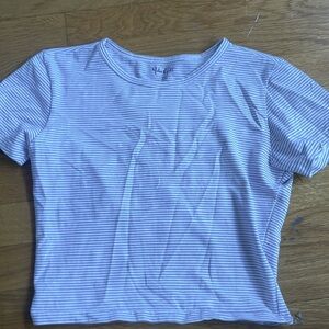 striped brandy baby tee
